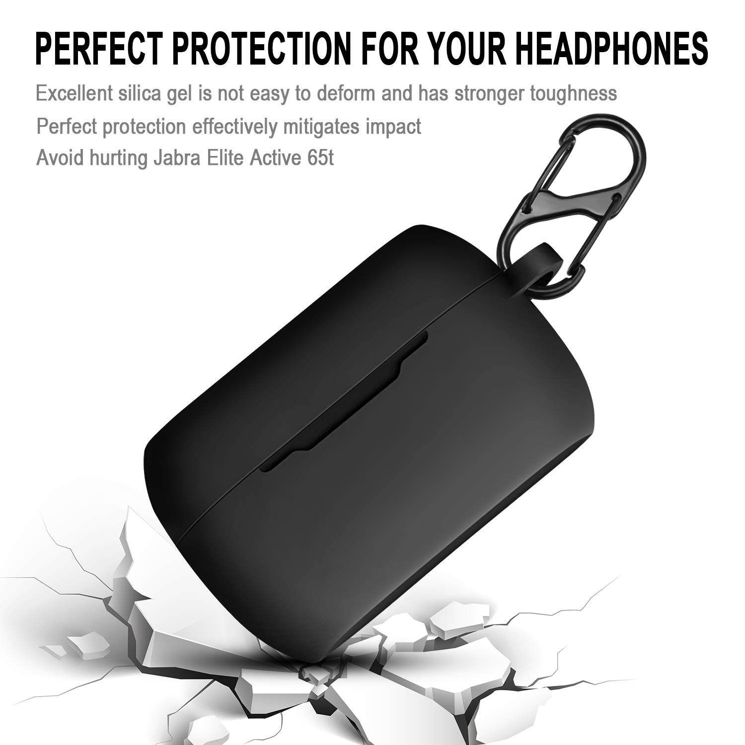Jabra Elite 75t WLC met draadloos opladen Zwart - - Voor 23