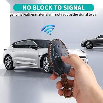 MILD EAST for Hyundai Key Fob Cover with Keychain