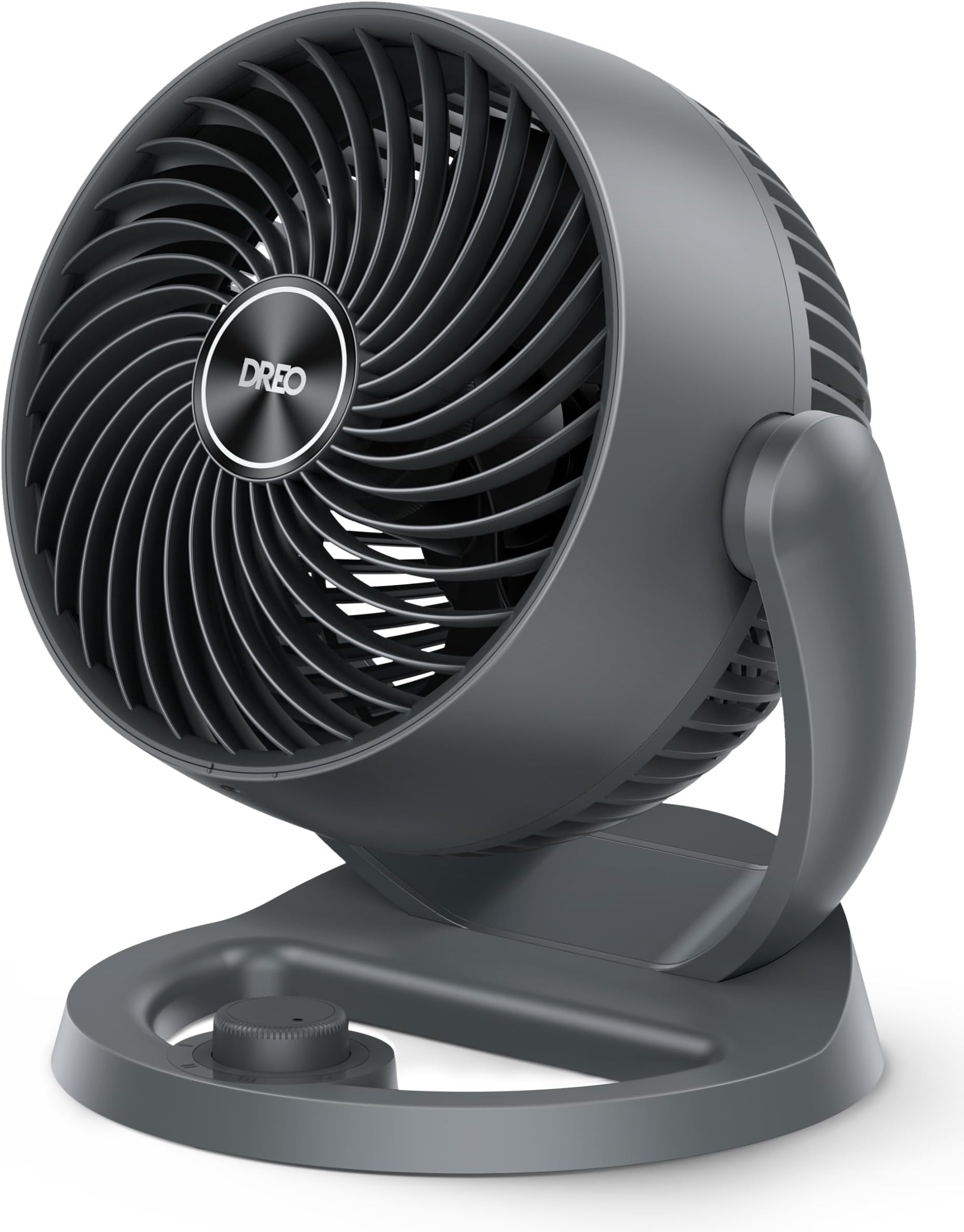 Desk Fan, 12-Inch Air Circulator Fan for Bedroom, 70ft Powerful Airflow, 120° Tilt Adjustment, 25dB Ultra-Quiet, 3 Speeds Small Table Fan for Whole Room, Home, Office