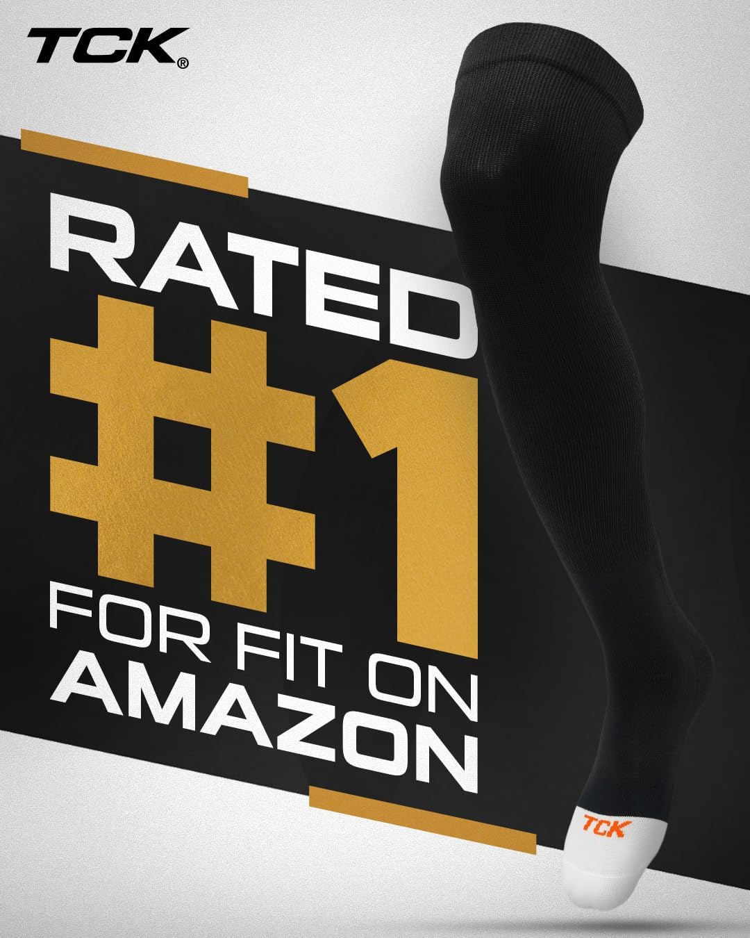 TCK Prosport Over the Knee Socks: Durable Performance Fit for Baseball & Softball | Smooth Toe Seam & Double Welt Top - Image 3