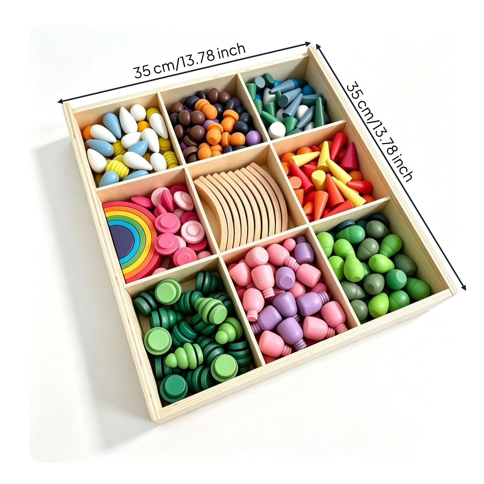 Gioco di Costruzioni in Legno Educativi , Design Moderno E Contemporaneo | educativo, Creativo, Giocattolo, per Cameretta, Scuola prescolare, Neonati
