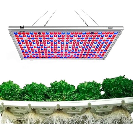 Relassy LED Pflanzenlampe 300W, LED Grow Lampe Vollspektrum, Pflanzenlicht mit 338 LEDs, Grow Light Full Spectrum für Zimmerpflanzen, Gemüse, Blume