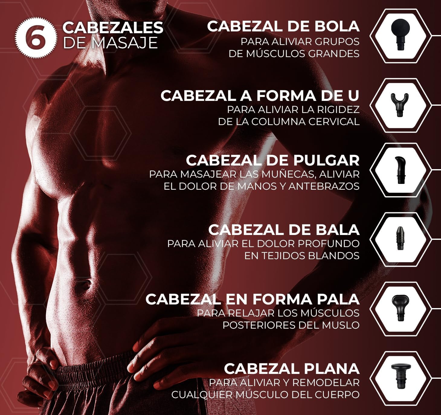 ENOA Pistola de Masaje Muscular M8 PRO, Masaje de Tejido Profundo, 30 Velocidades, 6 Cabezales, USB-C, LCD Táctil, Negro, Pack de 1 con Bolsa de Viaje | Masajeador Muscular, Tejido Profundo, 6 Cabezales, Pantalla Lcd, Usb C, Bolsa De Viaje