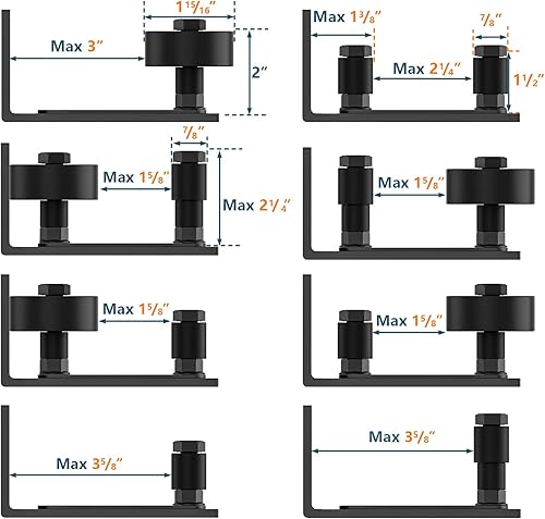 Miniatura 3 de Guía de suelo de la puerta del granero - Rodillo de estancia