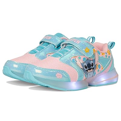 Josmo Lilo Stitch Lighted Sneaker (Toddler/Little Kid) Girls Shoes Blue/Pink