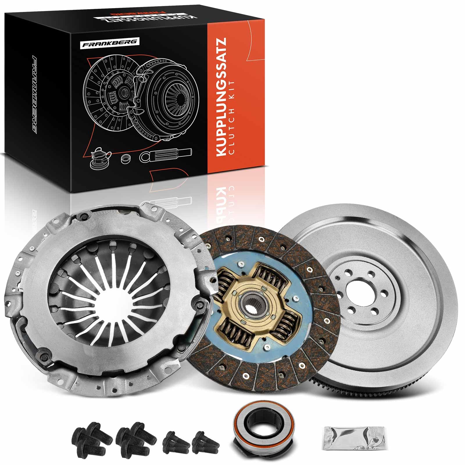 Frankberg Kupplungssatz 26 Zähne Kompatibel mit A3 8P1 1.6L 1.9L 2003-2010 Leon 1P1 1.6L 1.9L 2005-2012 Golf V 1K1 1.9L 2003-2008 P.a.s.s.a.t 3C2 1.6L-2.0L 2005-2010 Replace# 03G141015K