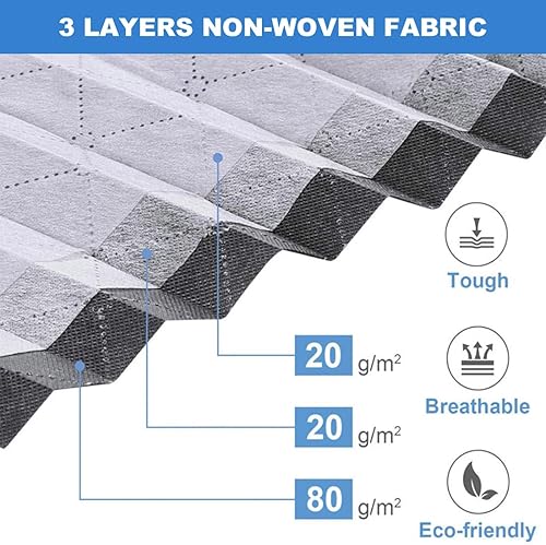 Miniatura 3 de Bolsas de almacenamiento grandes de 90 litros, paquete de 4 organizadores plegables de armario y almacenamiento con asas duraderas, tela gruesa para