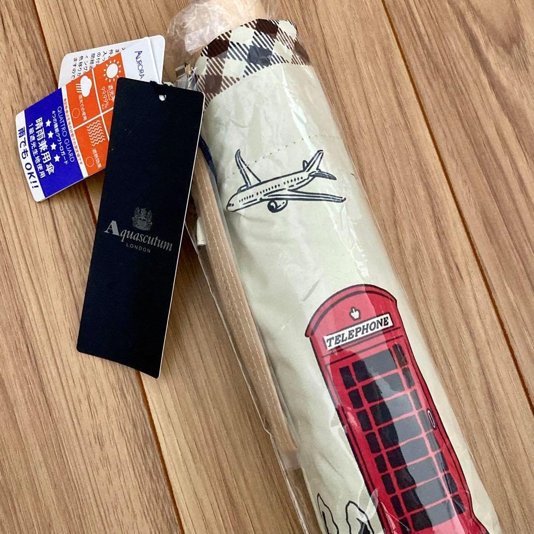 JAL機内販売 限定 アクアスキュータム JALオリジナル晴雨兼用傘