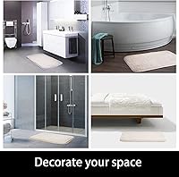 Vista 7 de Alfombras de baño peludas, súper absorbentes, antideslizantes, suaves, de felpa gruesa, lavables a máquina, alfombras de baño para baño, ducha