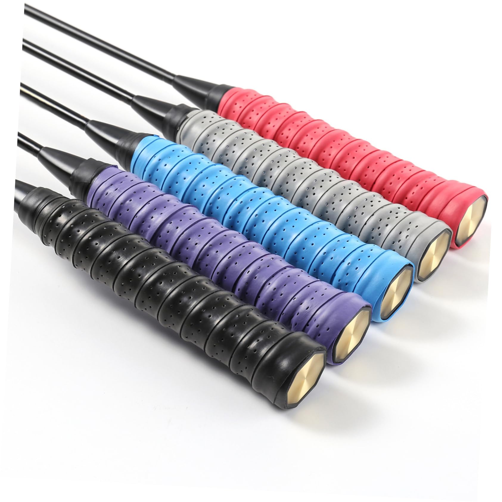 Sosoport Pegamento para Raquetas De Bádminton Cinta Overgrip De Tenis Envoltura De Cinta De Agarre Cinta De Agarre De Tenis Cinta Absorbente para Raquetas PU