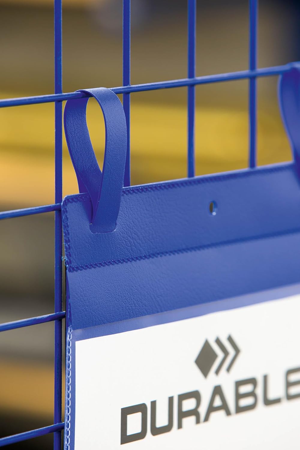 DURABLE A4 Landscape Pouch with Binder Fastening - Blue