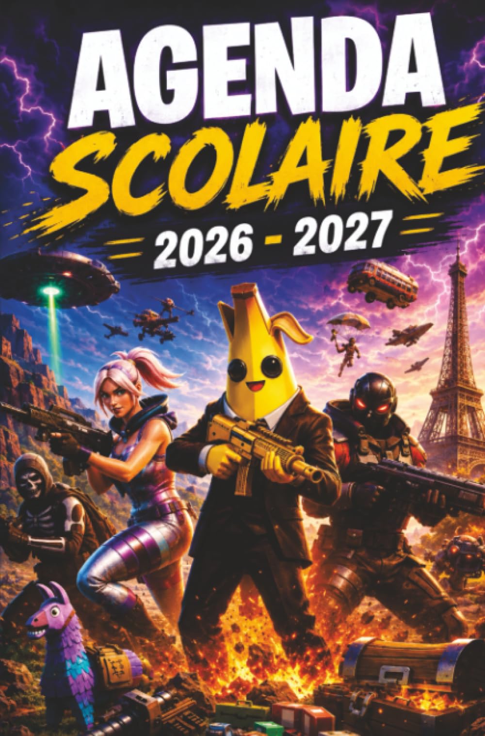 Agenda Scolaire 2026 2027: Organisateur scolaire quotidien pour garçons et filles – Primaire, Collège & Lycée | Organisation scolaire, devoirs et suivi complet de l’année | suiv