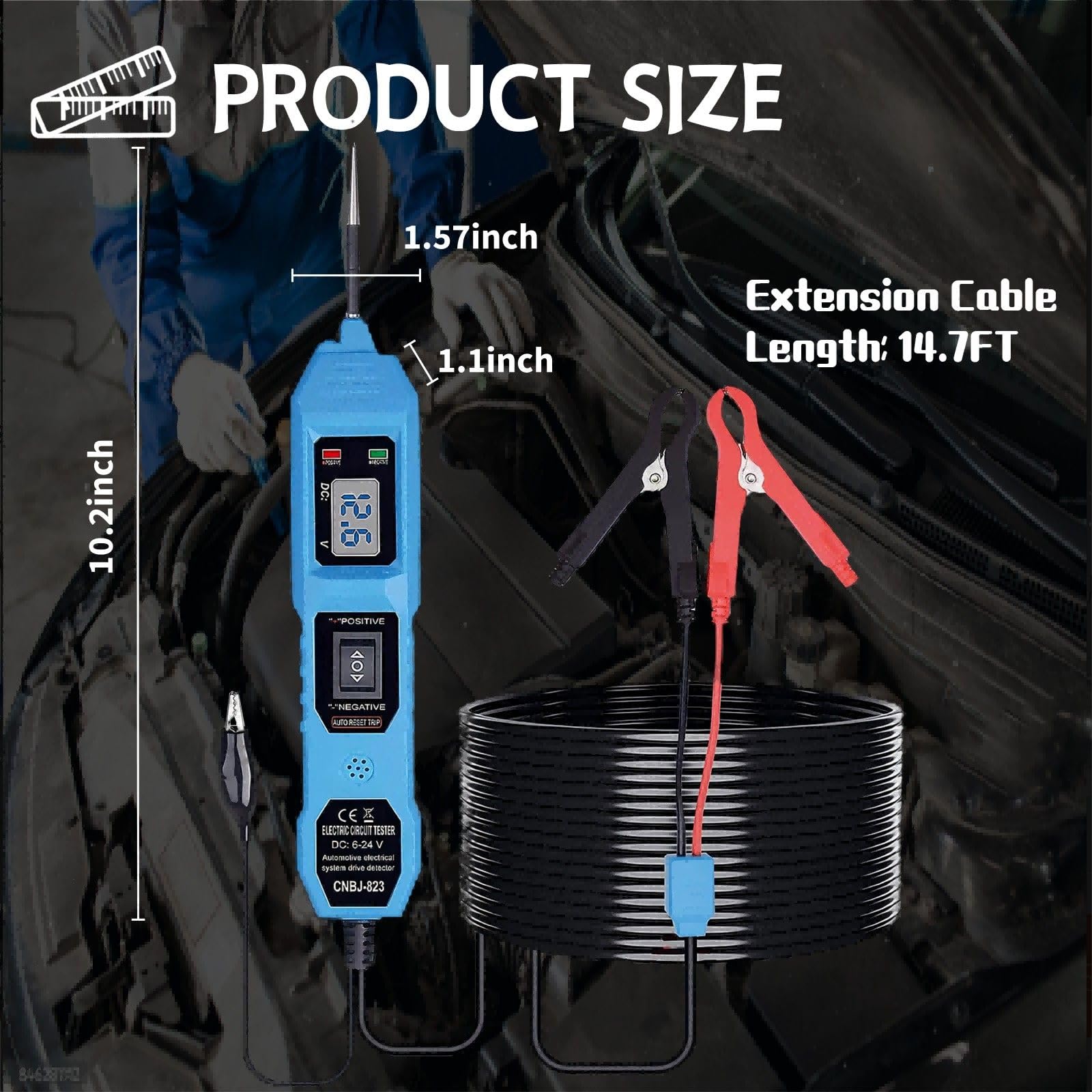 Automotive Circuit Master – 3.5-36V Multifunctional Drive Tester (Random Color) 3 thumbnail image