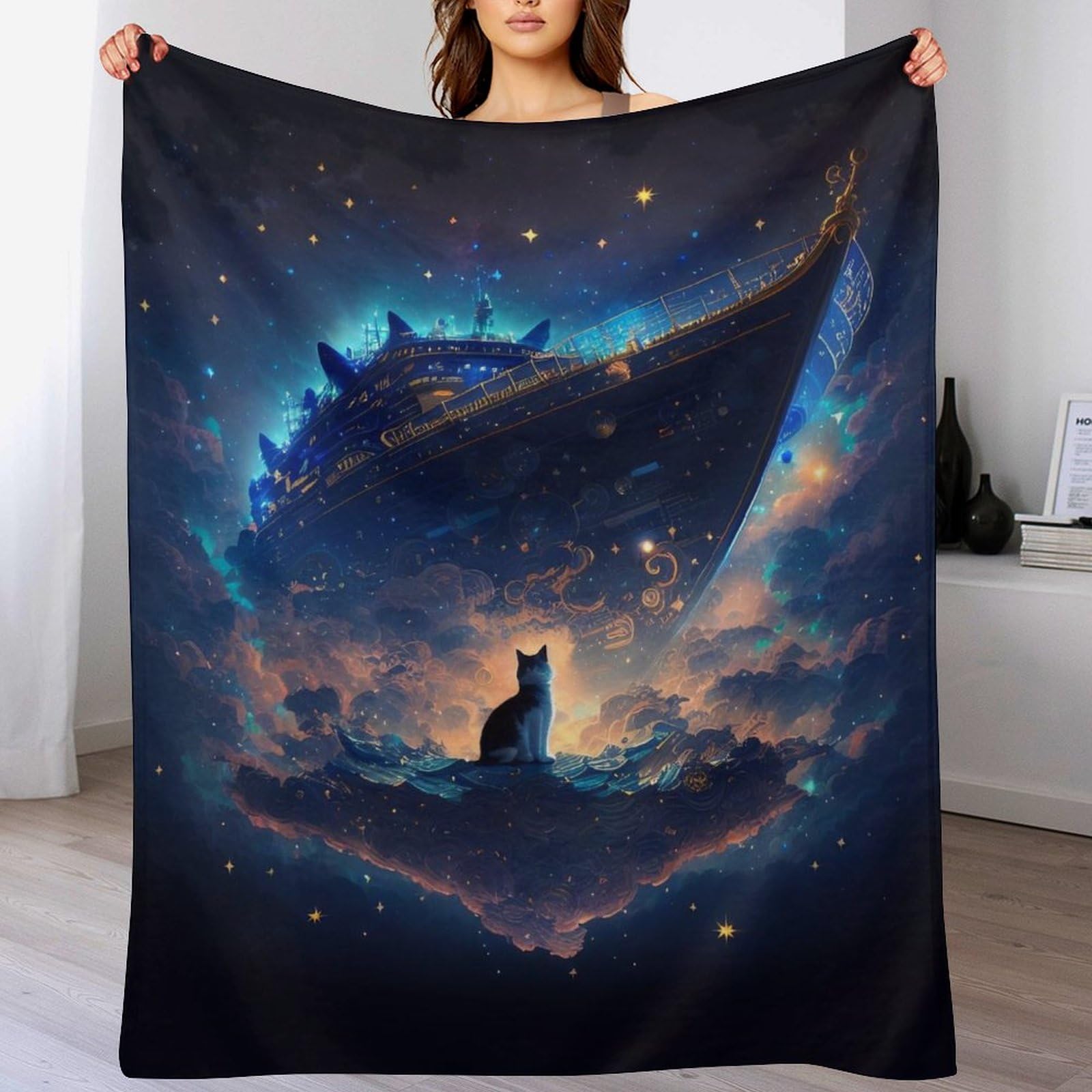Couverture en flannel anti-peluche pour en finir avec le froid sur votre canapé