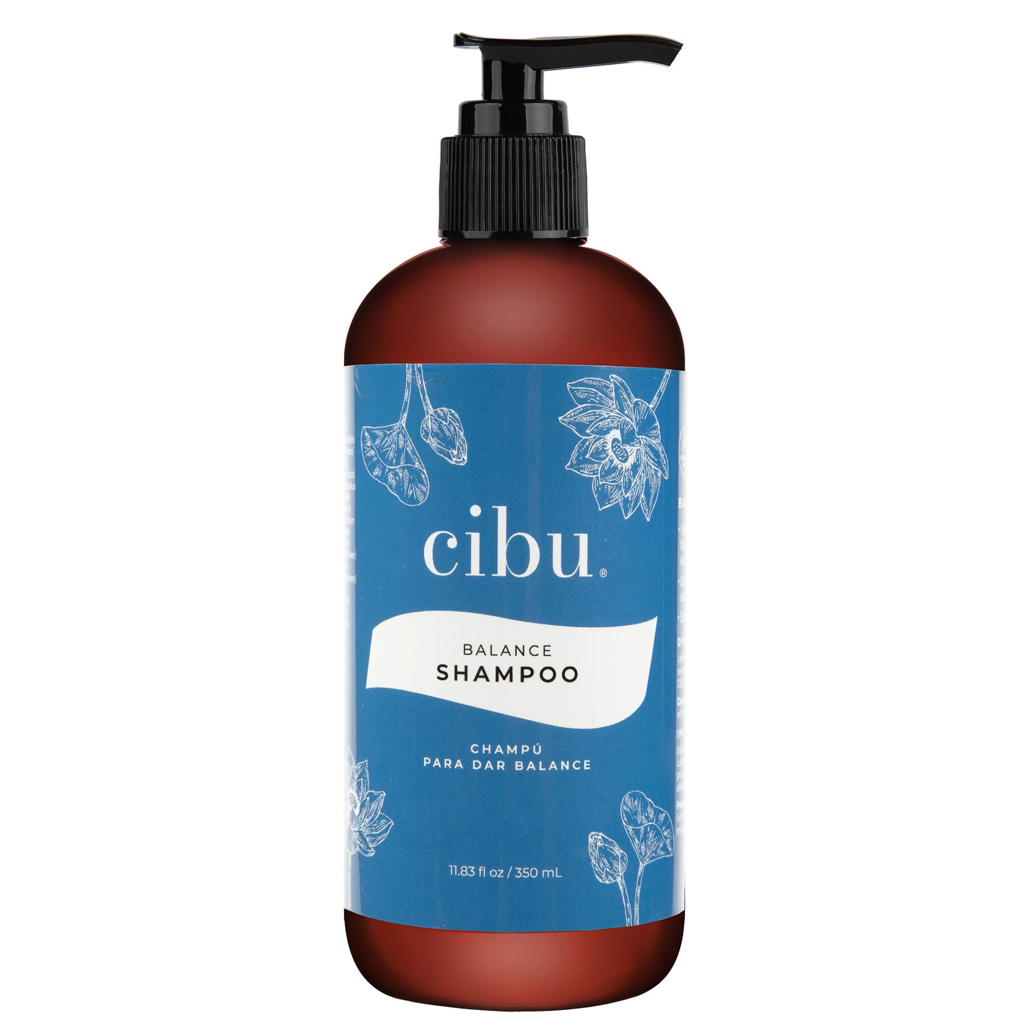 CIBU Balance Shampoo 30062 Nutrient-Rich Formula Moisturizes, Strengthens & Repairs Dry Hair | Sulfate-Free for All Hair Types and Textures | Gentle