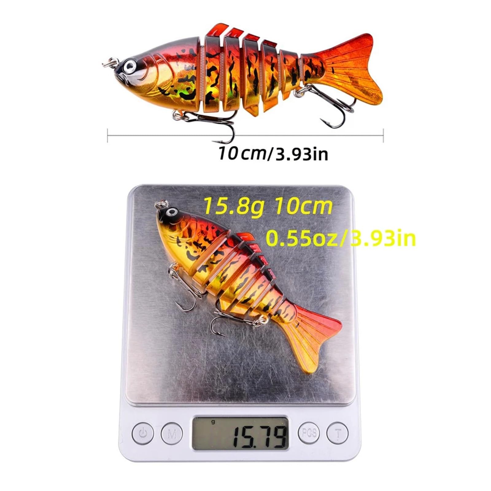 Zestaw 5 tonących woblerów Crankbait, zestaw wędkarski, sztuczna przynęta, twarda przynęta Swimbait, woblery na szczupaki, do połowu basów