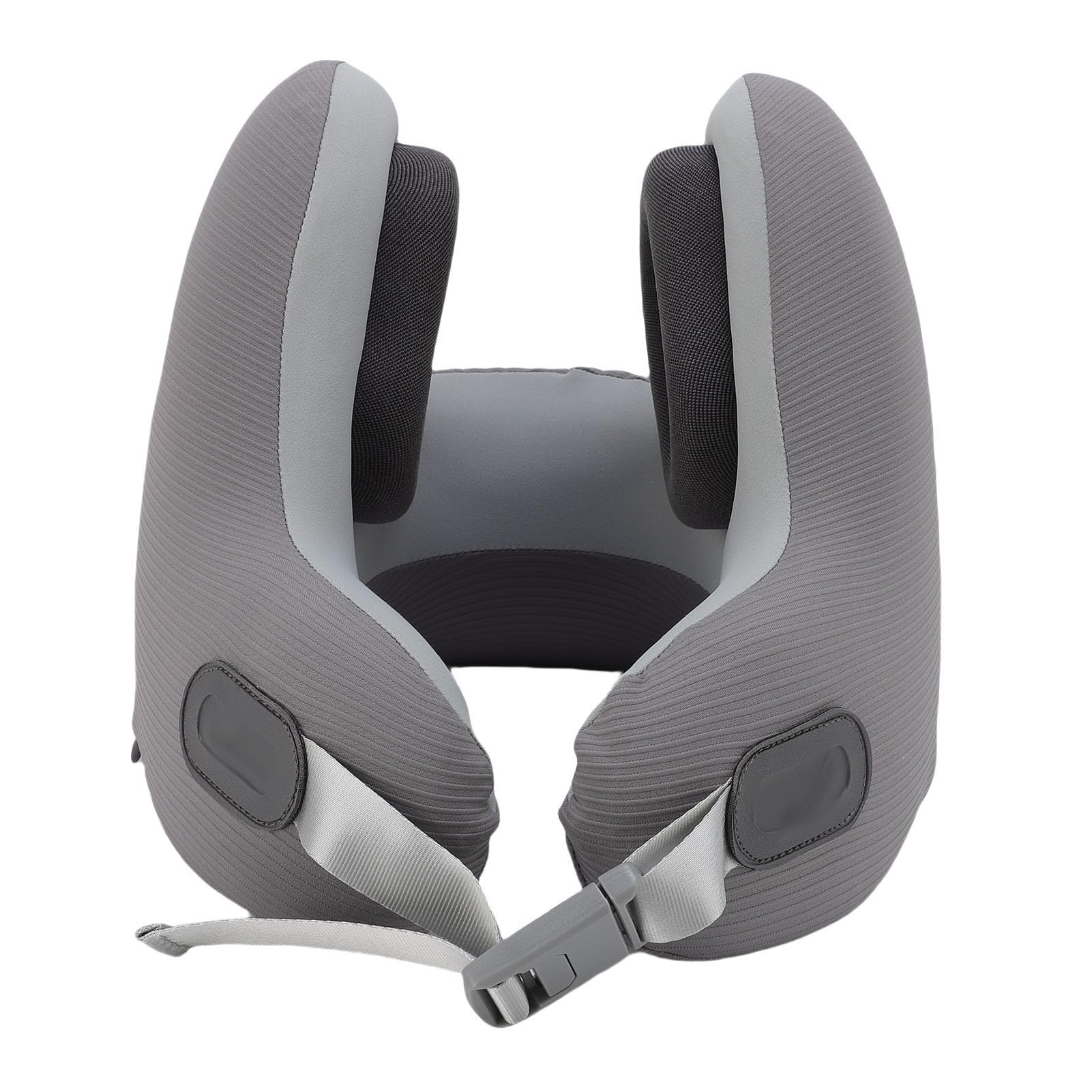 Fockety Musik Nackenkissen, Reisehalskissen Memory Foam Rauschen Reduktion U Form Halsstütze Kissen mit Headset für die Reise