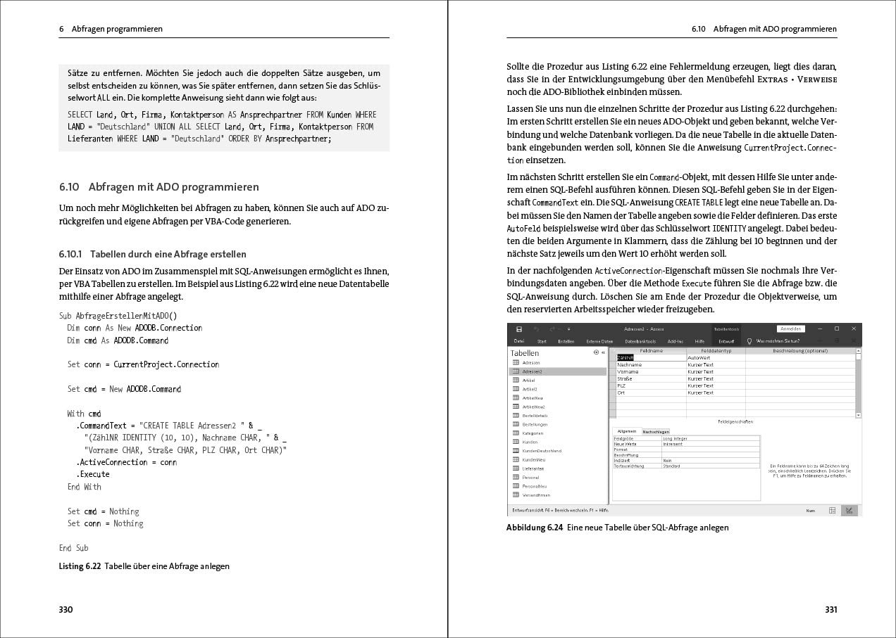 VBA mit Access: Das umfassende Handbuch mit VBA-Lösungen für Access 2010 bis Access 2021. Inkl. Makro-Lösungen und Praxisbeispielen