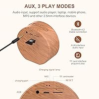 Vista 3 de Wireless Speakers, Portable Bluetooth Speaker with IPX4 Waterproof, Perfect Small Size, HD Sound, Wireless Bluetooth Speaker for Home Office