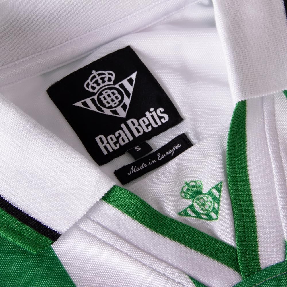 COPA - Maglia retrò - Calcio - Uomo - Real Betis 1995 Gordillo - Verde/Bianco - 100% Poliestere