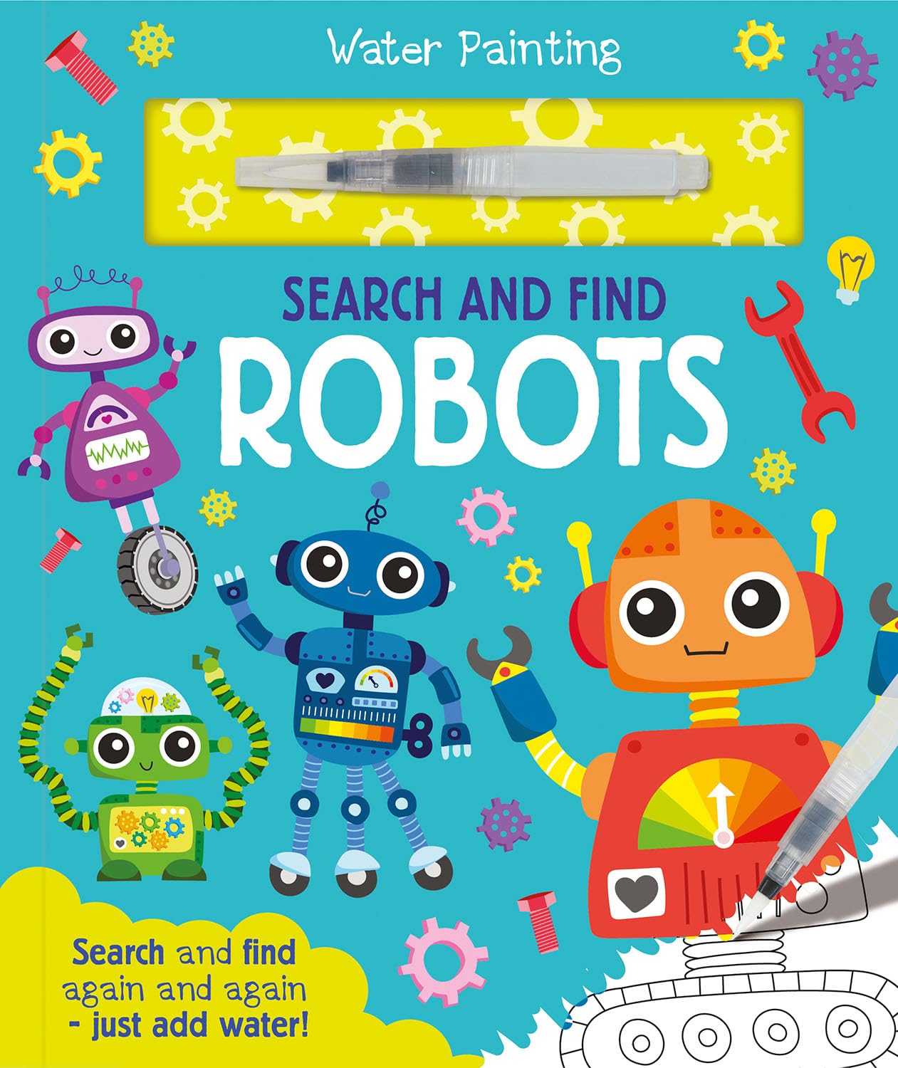 Search and Find Robots (Water Painting Search and Find)