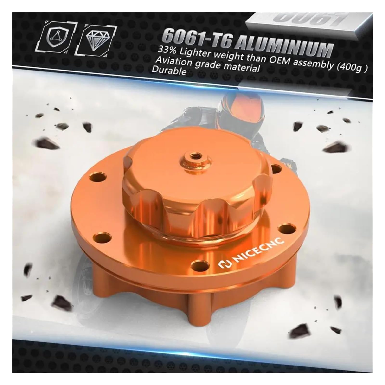 Kit De Tapa De Llenado De Combustible Y Aceite De Motor Para Motocicleta KTM 790 890 Adventure R 2019-2023 790/890 Adventure R/S/Rally 2019-2023(Orange)