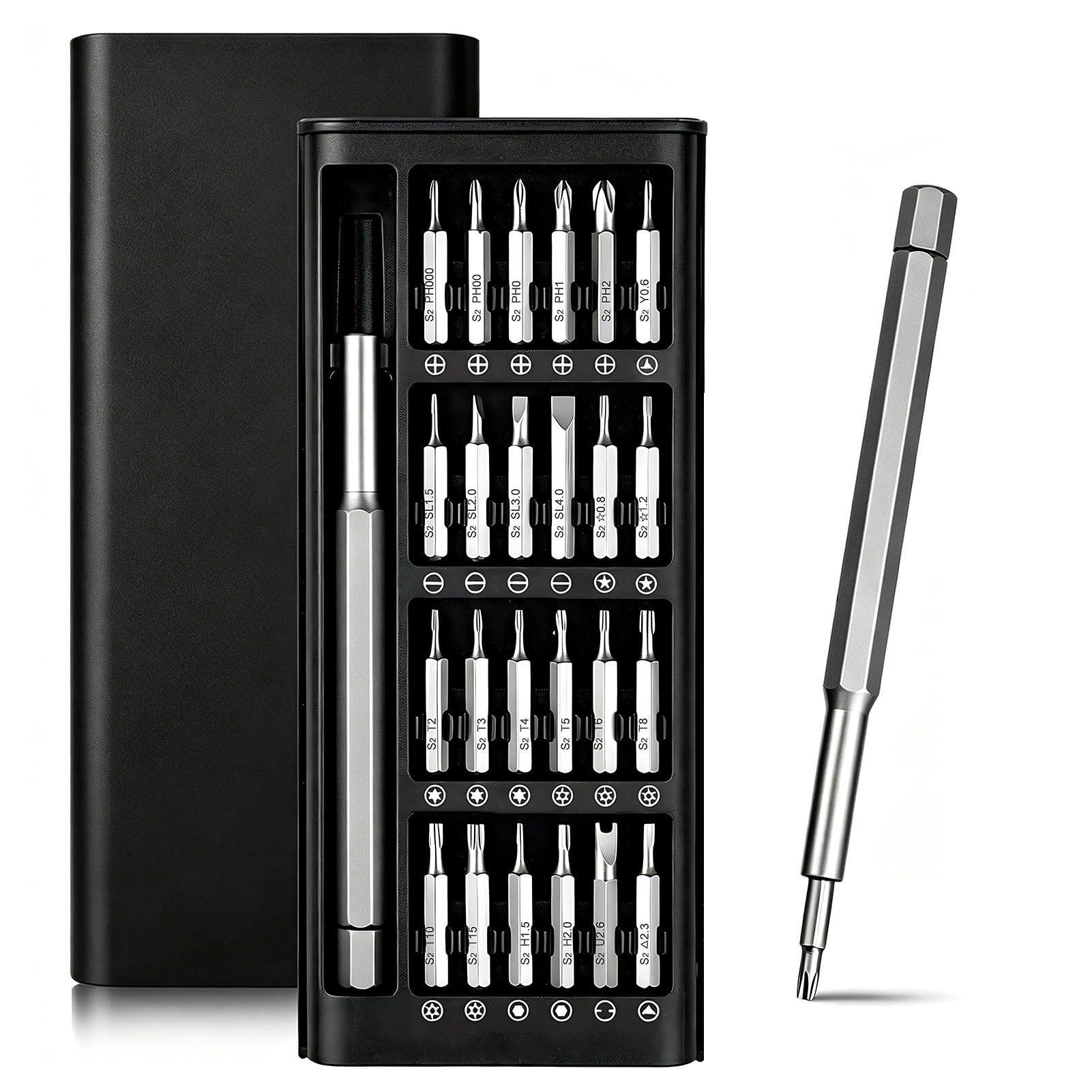 24 in 1 Precision Screwdriver Set,Magnetic Screwdriver Sets,Mini Repair Tool Kit,for Repair Computer, Laptop,Glasses, Watch,etc