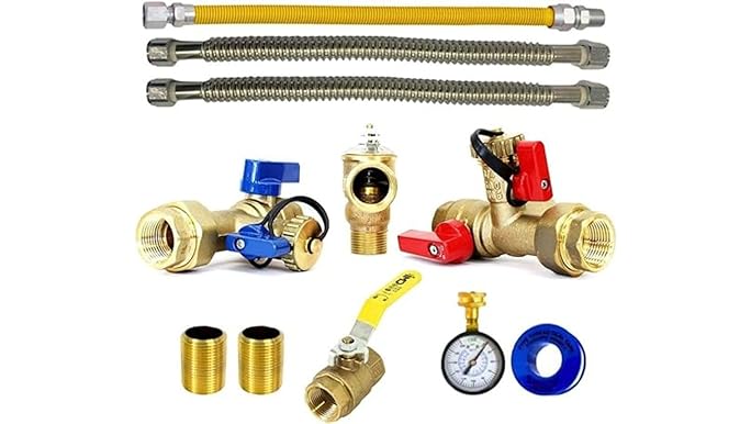 service valve tankless water heater pressure relief valve installation