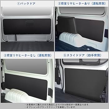 【AKさま専用】200系 ハイエースバン 純正トリムボード 1台分 5枚セット AKさま専用】200系 ハイエースバン 純正トリムボード 1台分 5枚