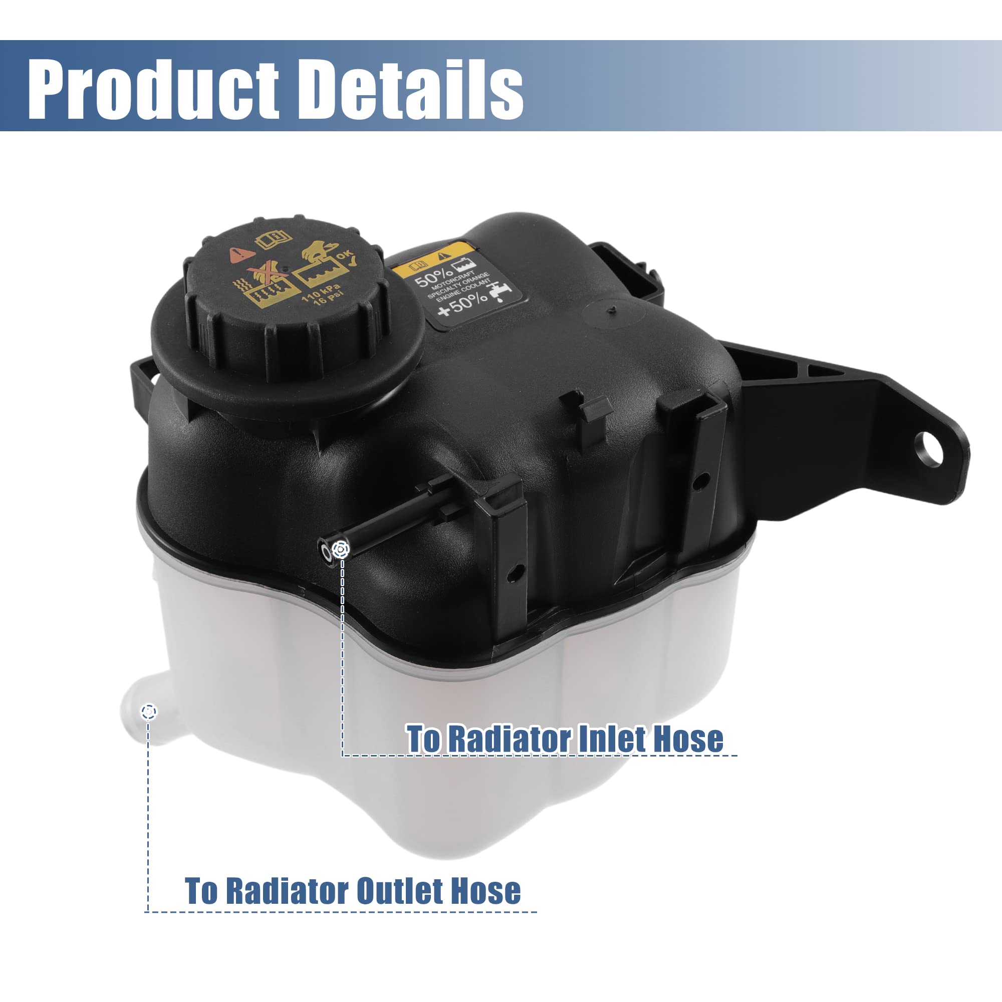 その他エンジン、冷却装置 [Y-250307-8] Slyzjdl エンジン冷却ラジエーター膨張タンクアクセサリー Ag1Z8A080C