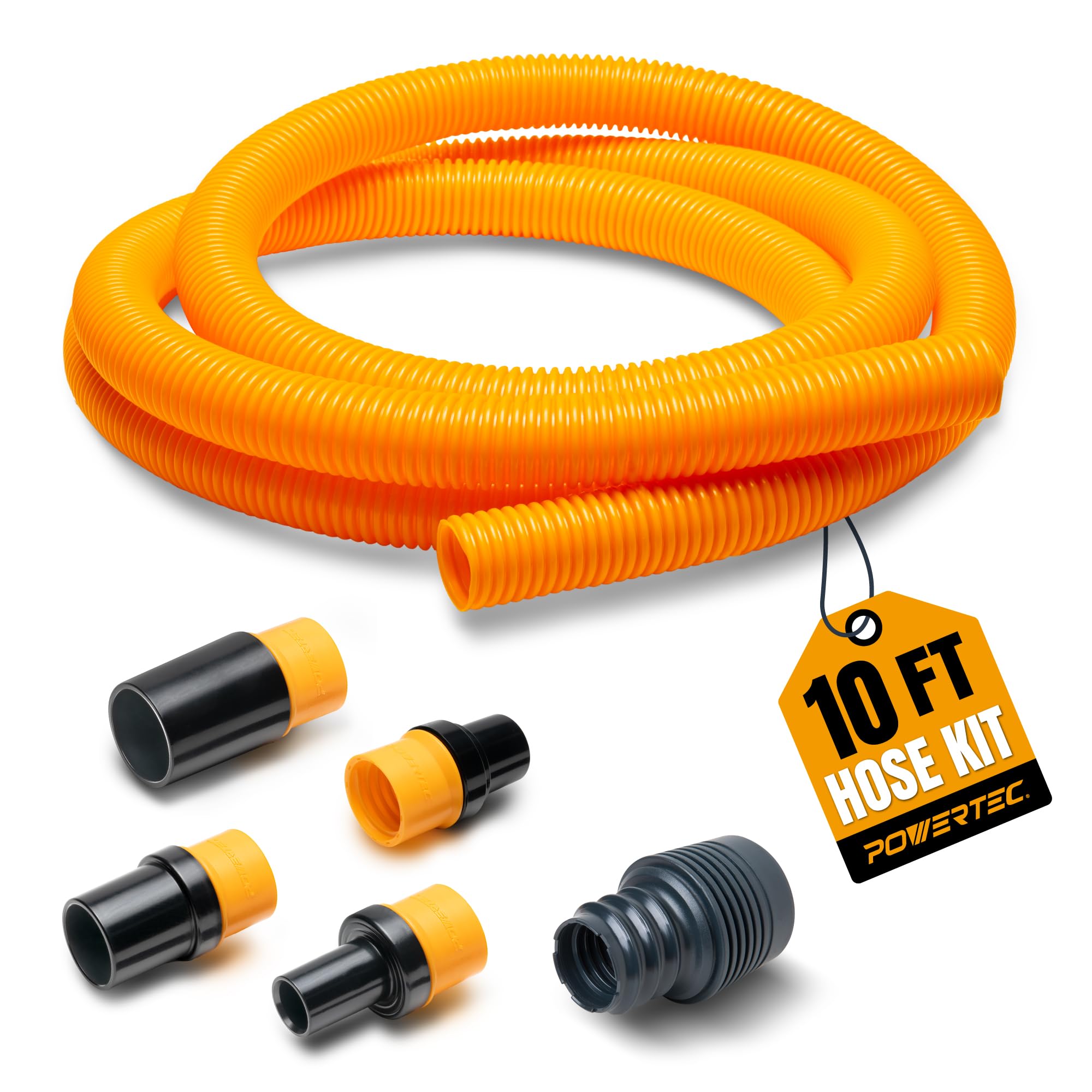 POWERTEC 10 FT. Shop Vacuum Hose Kit