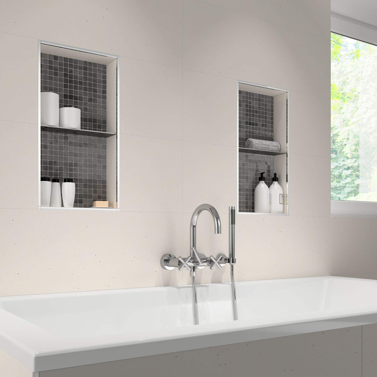 Niche De Douche Encastrable Schlüter Kerdi-Board – 305x711 Mm – Étanche – Neuve