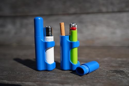 Miniatura 9 de The Clinger - A prueba de olores, a prueba de aplastamiento, tubo de cigarrillo, portátil, estuche más ligero que se fija a tu encendedor Bic o