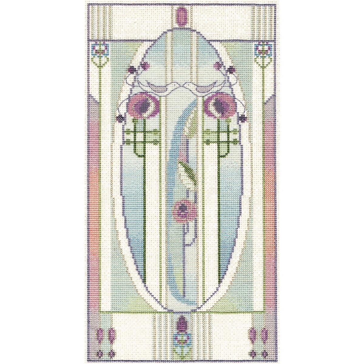 Bothy Threads Multi Colour Derwentwater Designs Counted Cross Stitch: Mackintosh Love Birds
