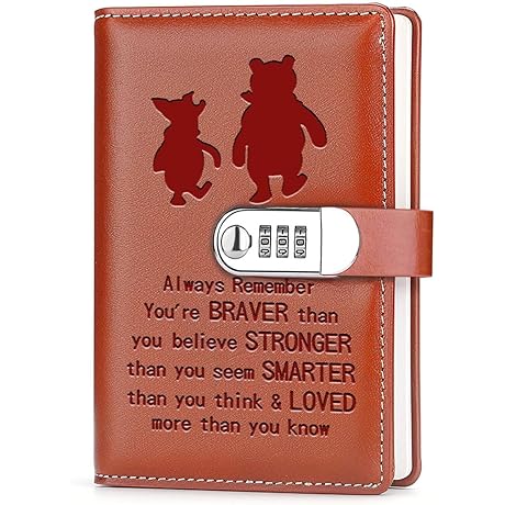 [Personalized] Winnie the Pooh "Always Remember You're Braver Than You Believe" Journal