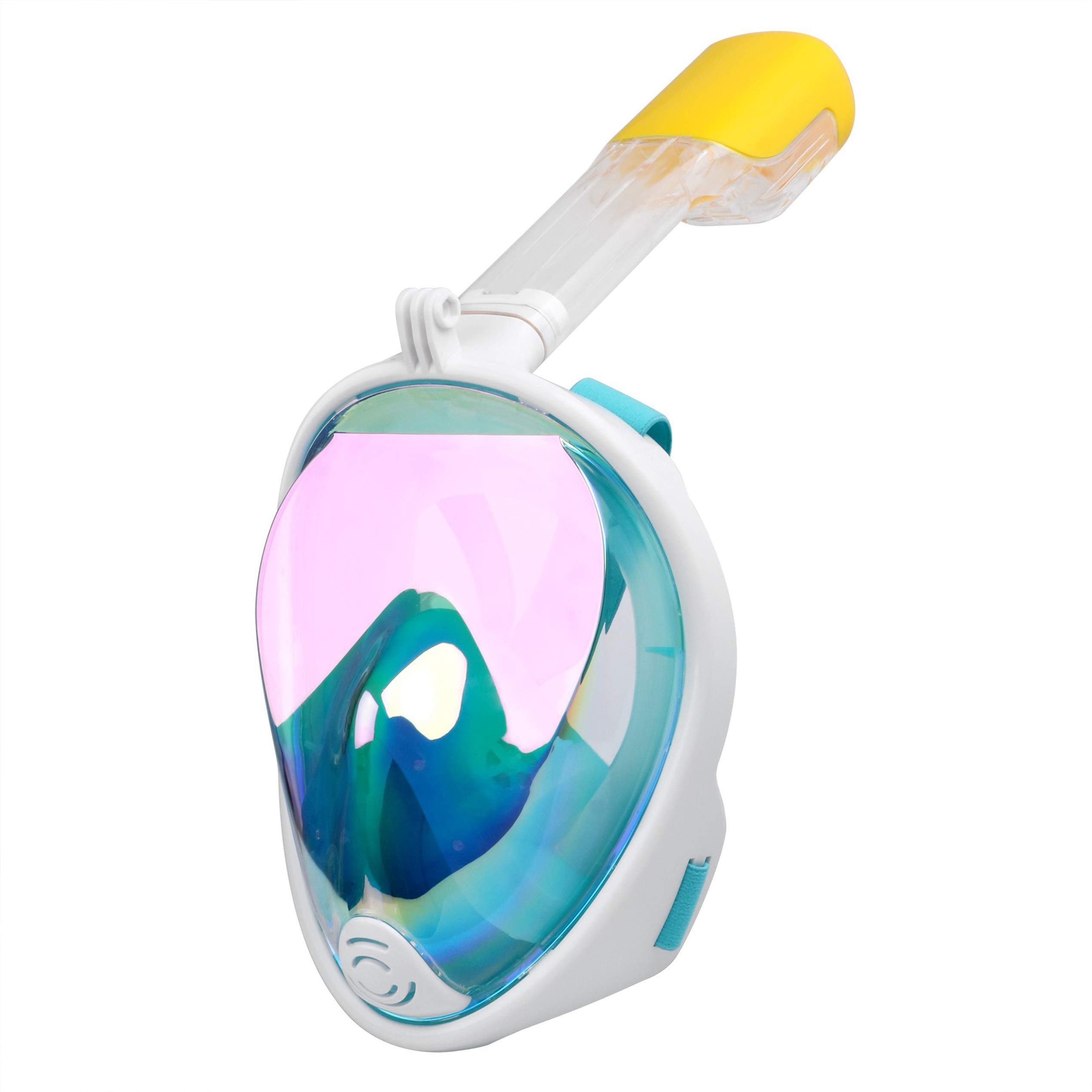 BaronHong Full Face Snorkel Mask para Adultos y jóvenes (Mujeres y Hombres)