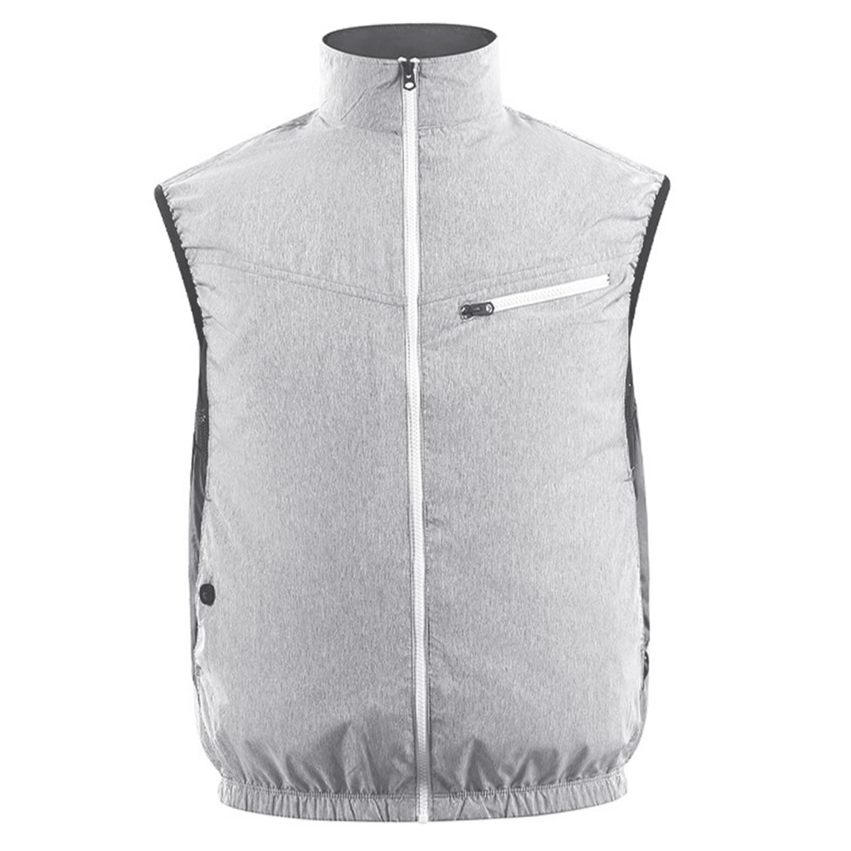 Gilet de Refroidissement, Veste de Ventilateur à Propulsion USB Taille XXL, Gilet Refroidissement avec 2 Ventilateurs, Protection UV Shirtmed Shirt Clissée pour Temps Chaud, Faible Bruit