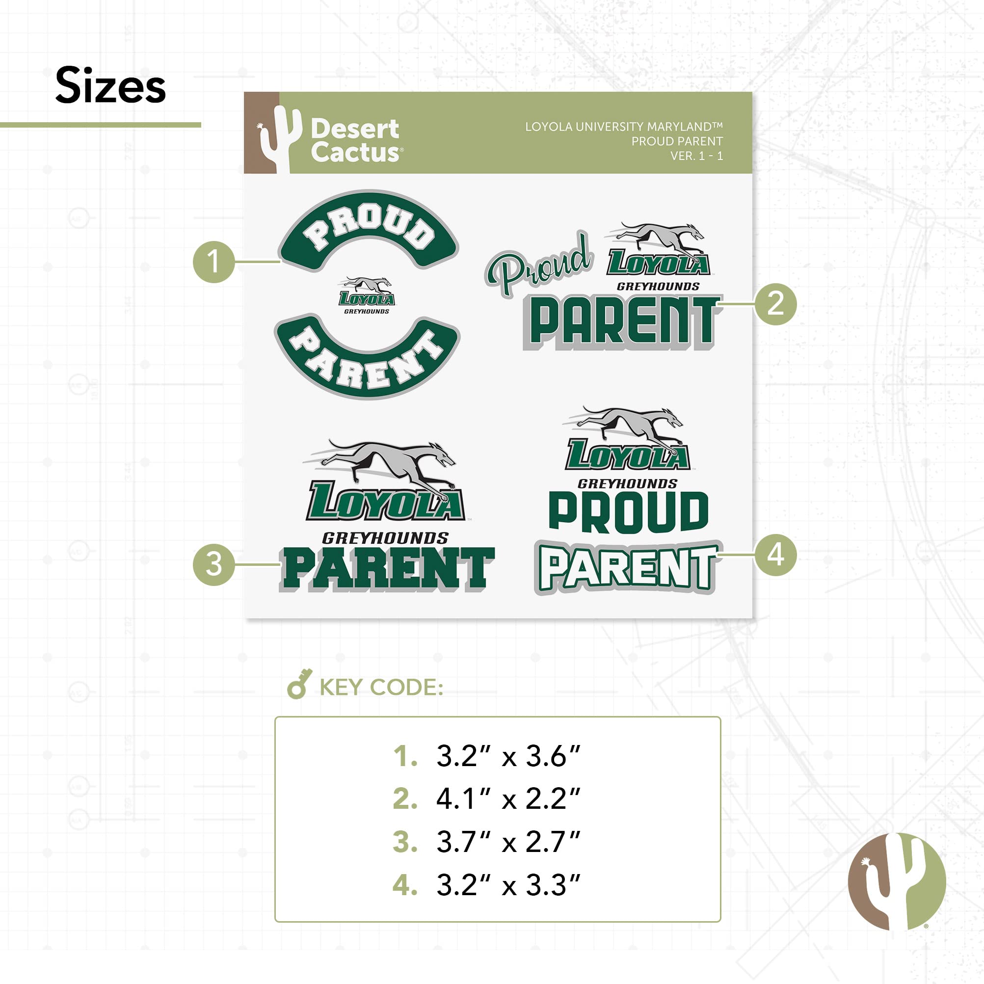 Loyola Maryland University Sticker Sheet - Vinyl Decals For Laptop, Water Bottle, Car, 8.5x11 Full Sheet - View #10
