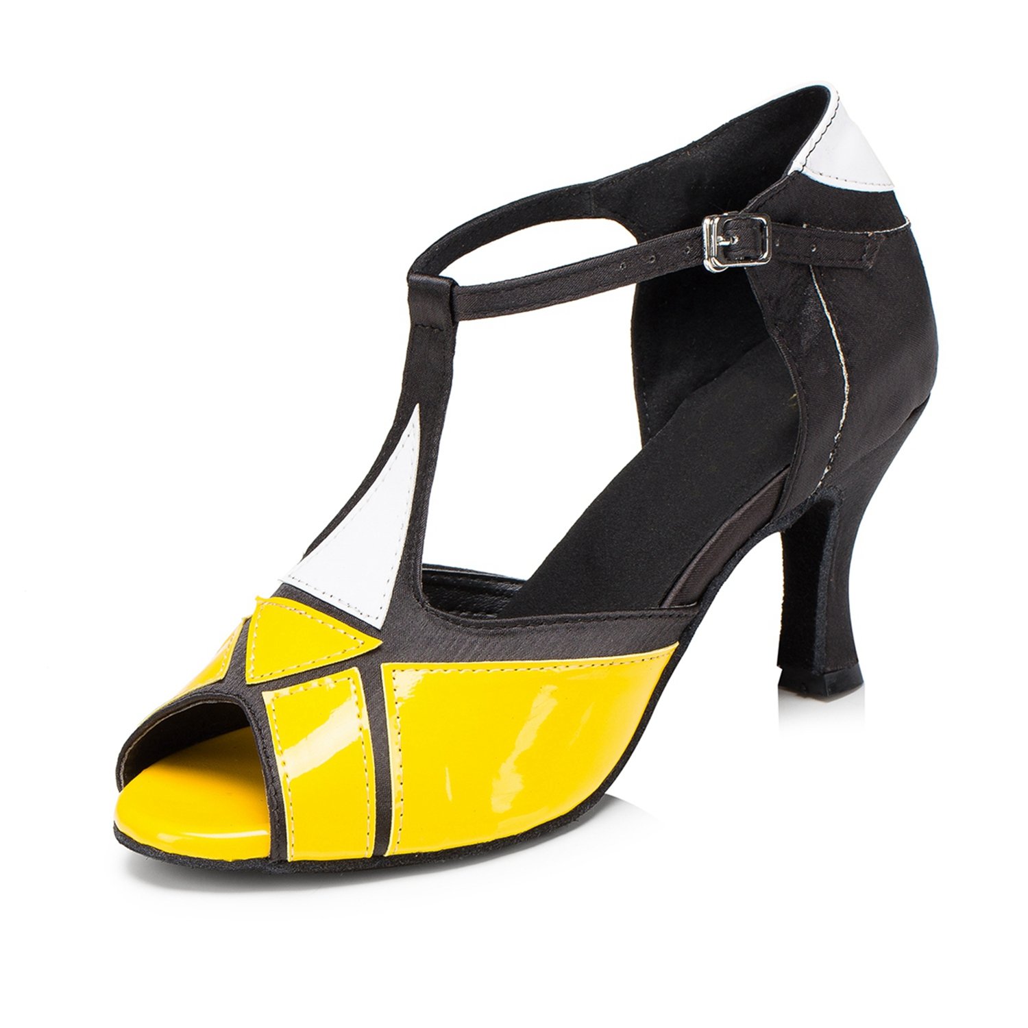 Miyoopark Ladies T-Strap Synthetic Dance Shoes Party Sandals L199