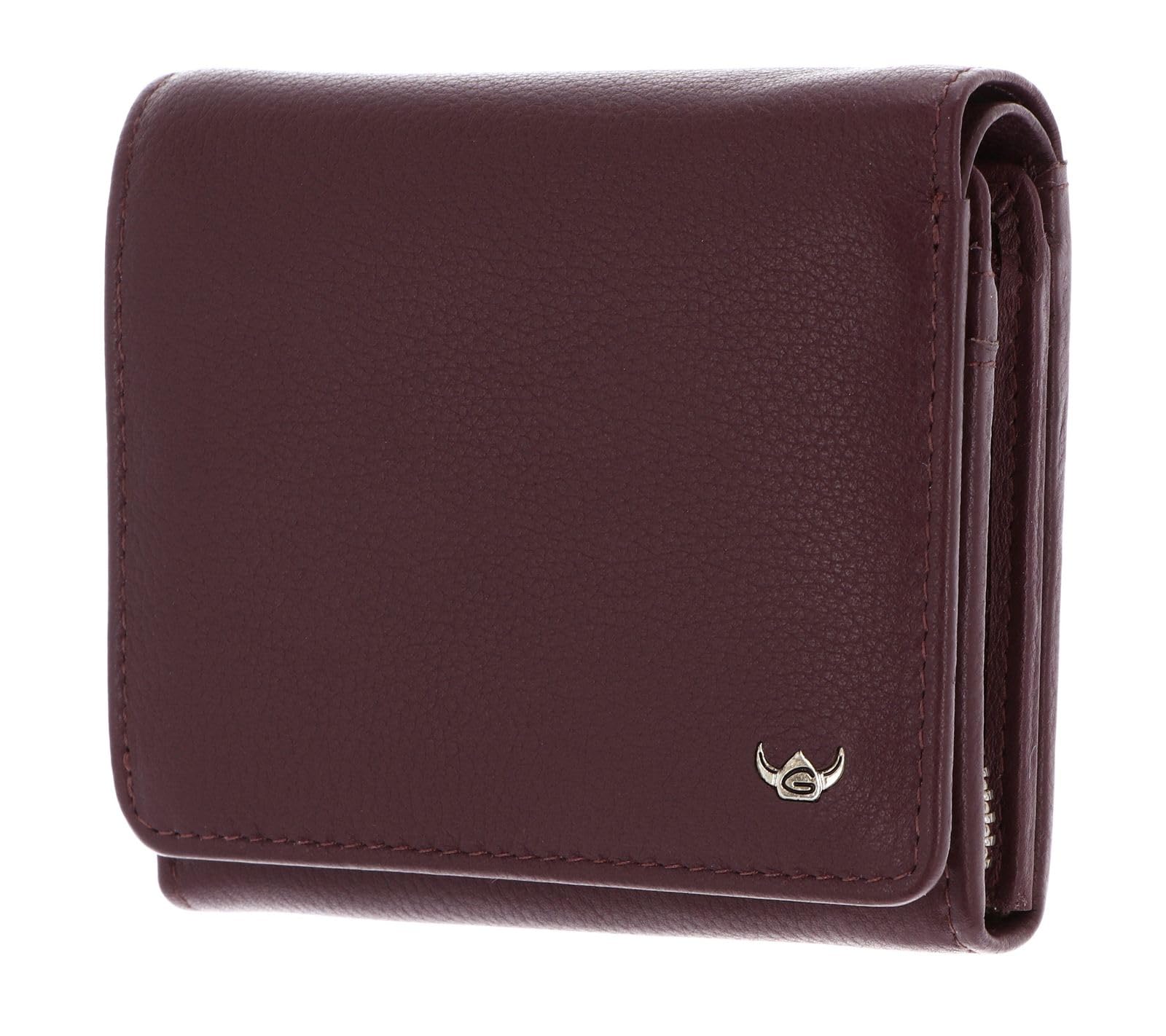 Golden Head Cuir Porte-Monnaie Madrid RFID Protect RV-Börse 3335 Aubergine Violet foncé