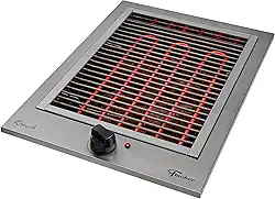 FISCHER CHURRASQUEIRA COOKTOP ELÉTRICA COM PEDRA VULCÂNICA INOX 220V 31613-81800