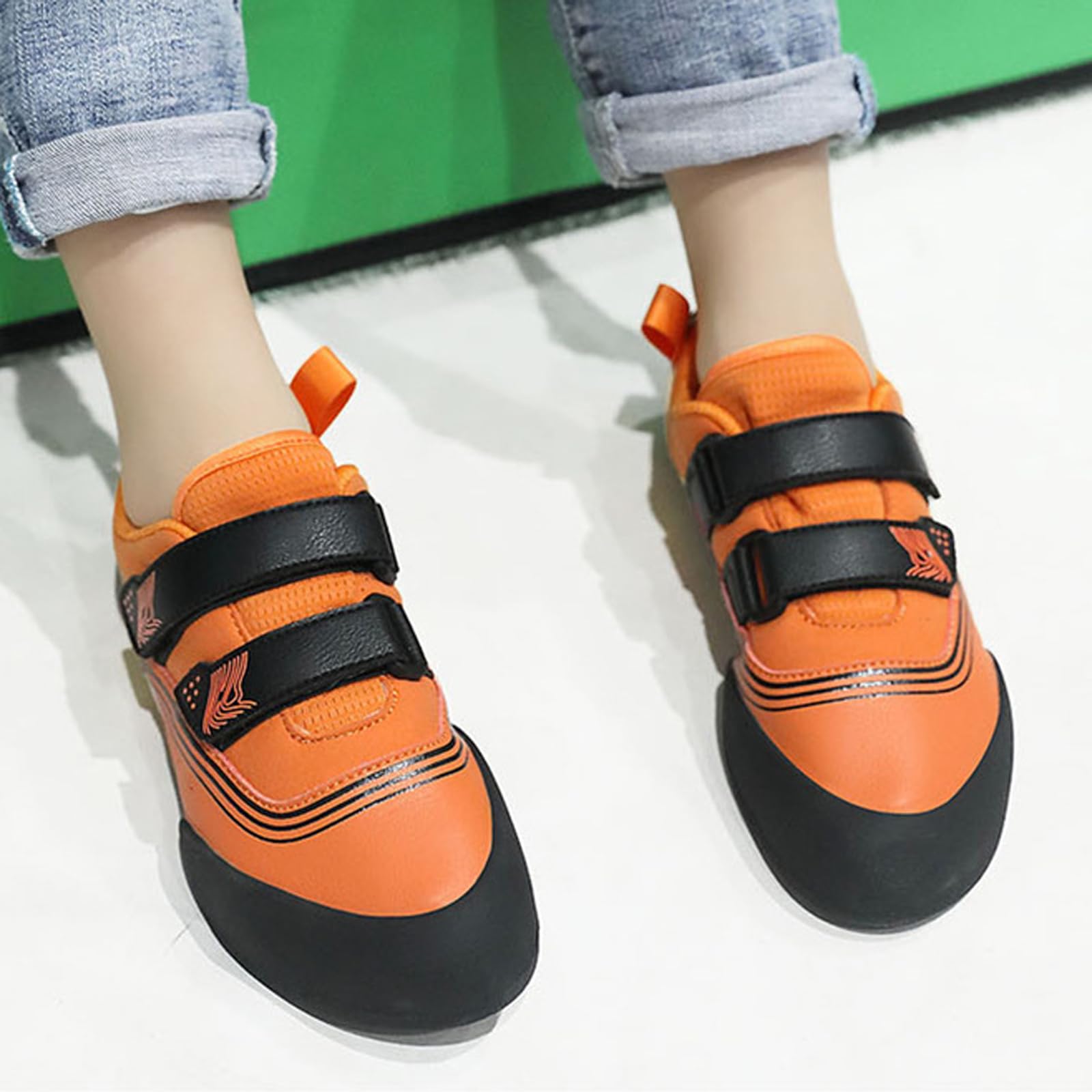 Pies de Gato Unisex Transpirables Zapatos de Escalada para niños Bouldering Ligeros
