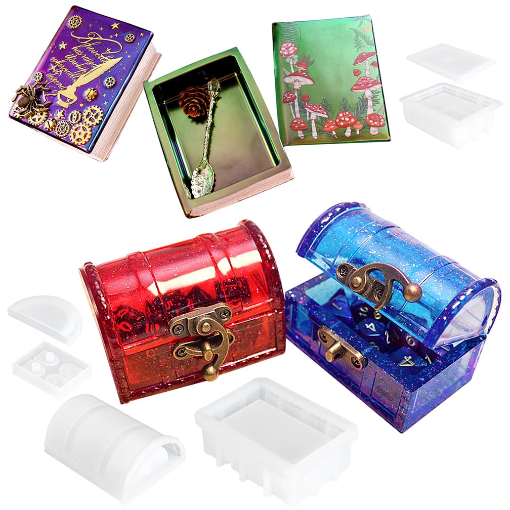 Amazon.co.jp: FUNSHOWCASE 宝箱 シリコンモールド 2個セット