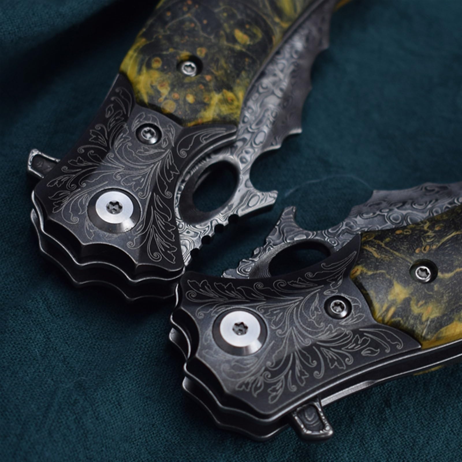 Handmade Damascus Custom Made Outdoor And Kitchen Knives for Survival Camping Fishing Hiking Hunting Gift