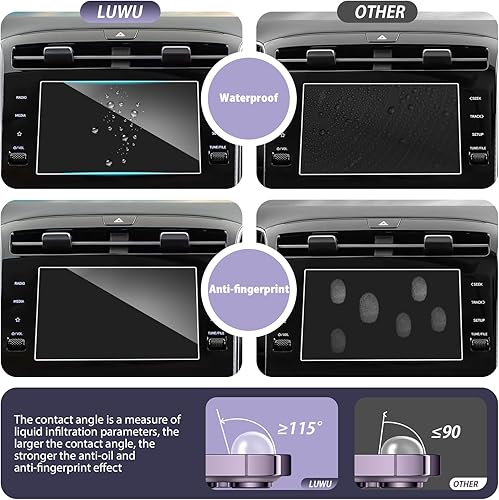 Miniatura 37 de ZCLINKO Protector de pantalla para Hyundai Tucson 2022/2023 (Limited/N Line/SE/SEL/XRT) 2024 Tucson Accesorios 9H Vidrio templado Pantalla táctil