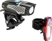 NiteRider Lumina Micro 650 & Sabre 110 Bike Light Combo: 650 Lumen Headlight + 110 Lumen Taillight, USB Rechargeable, IP64 Waterproof MTB Road Commuter Lights