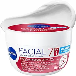 NIVEA Creme Facial Antissinais 100g - Sua fórmula com hidronutrientes e vitamina E é de rápida absorção, firma e reduz linhas de expressão e protege a pele contra os raios UVA/UVB