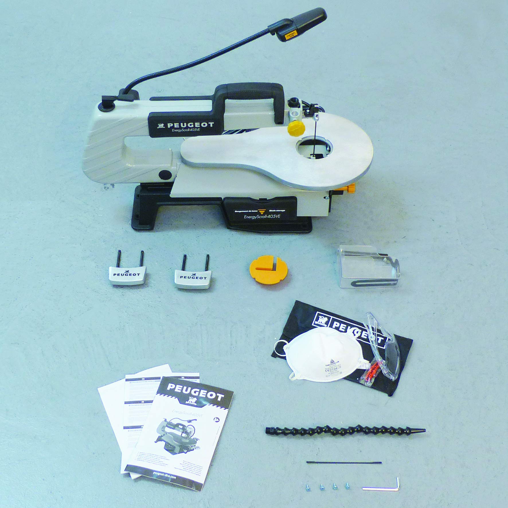ENERGYScroll-405 VE -Sierra de calar - Potencia 80 W - Paso cuello de cisne 405 mm -