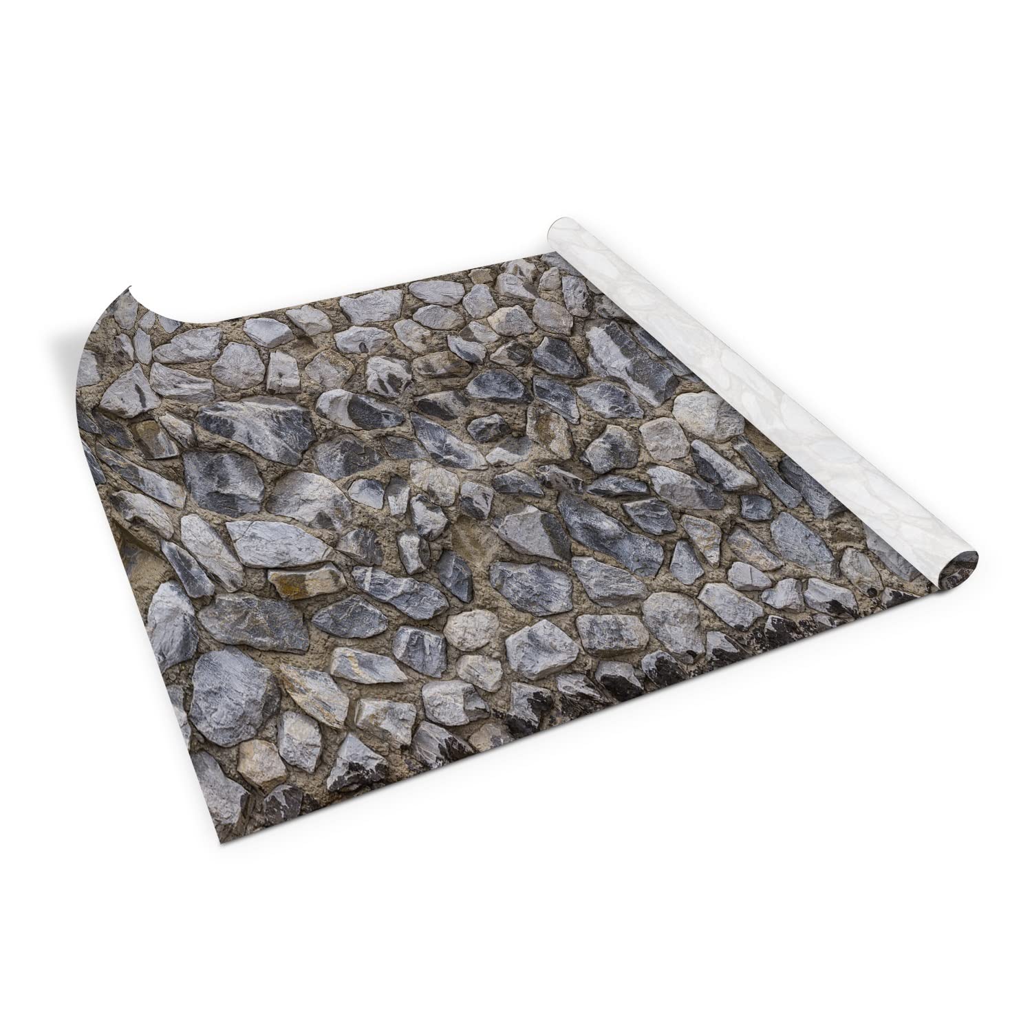 Pegatinas para muebles de pared de piedra 100x50cm lámina adhesiva para cómoda y estante