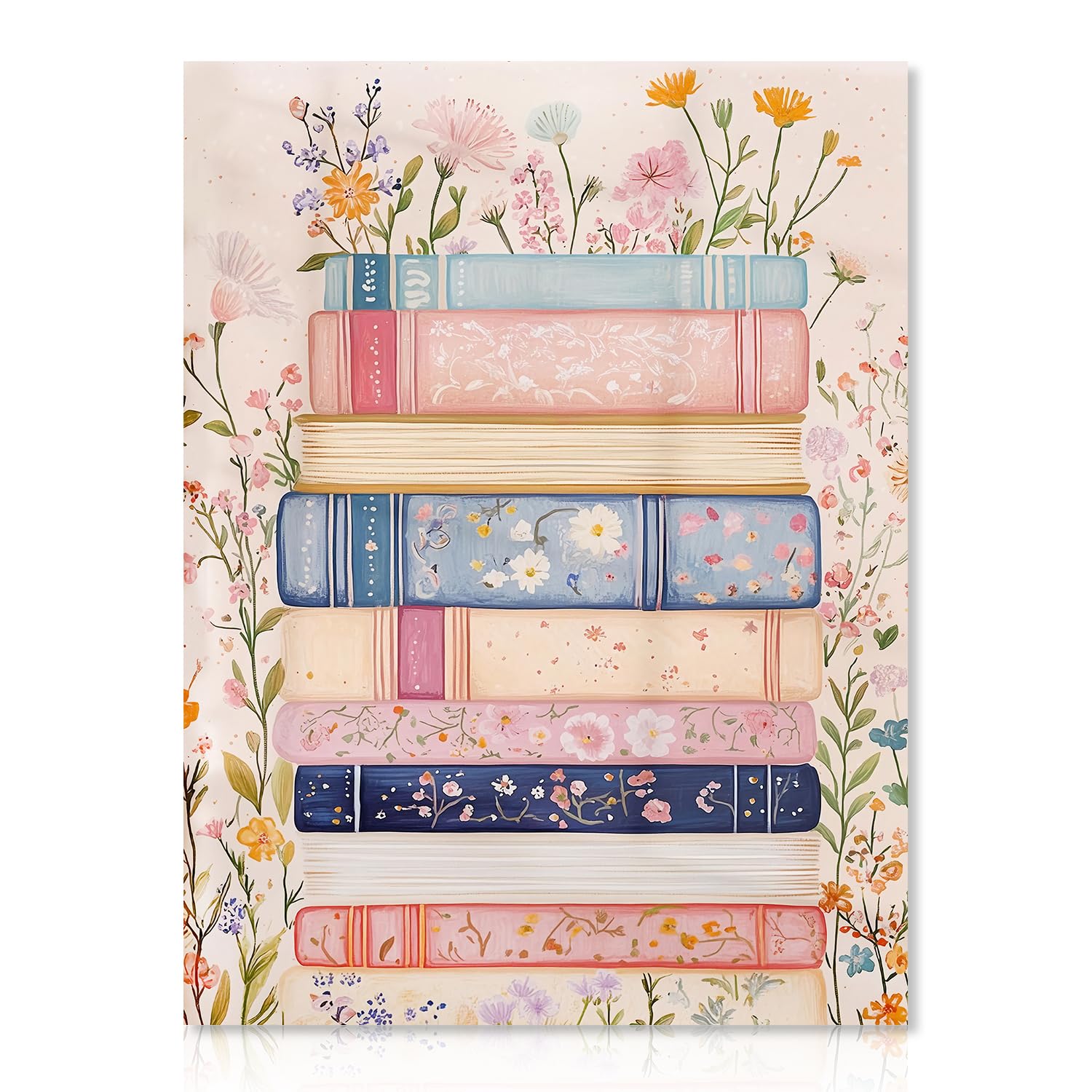 Dazzlewall Poster Papillon Coloré Livre Vintage 30x40 Cm - Décoration Esthétique Chambre